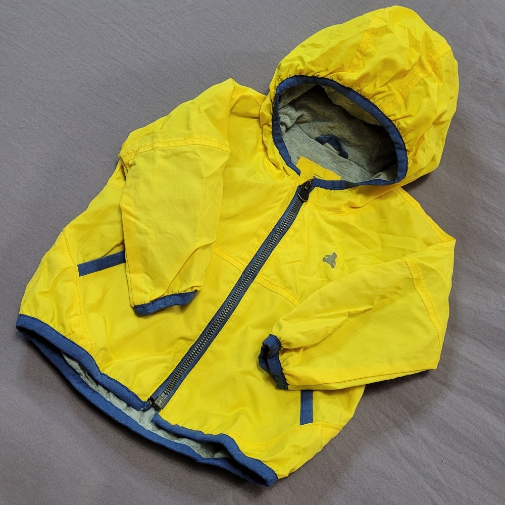 ✨️3/$25✨️ GAP Yellow Baby Spring Jacket with Blue Trim